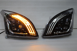 Тюнинг для Фары Prado 120 дизайн Mercedes