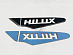 Эмблемы боковые на крылья Hilux , стиль 2