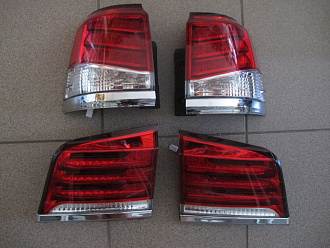 Стопы LX 570 2012 - 2015 рестайлинг (красные)