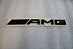 Надпись AMG черная (3D), стиль 2015 + , пластик